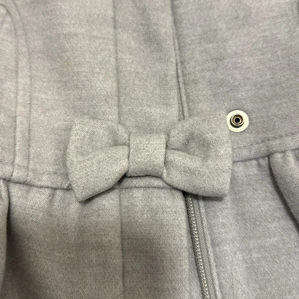 Gray Old Navy hooded Pea Coat Size 6m-12m